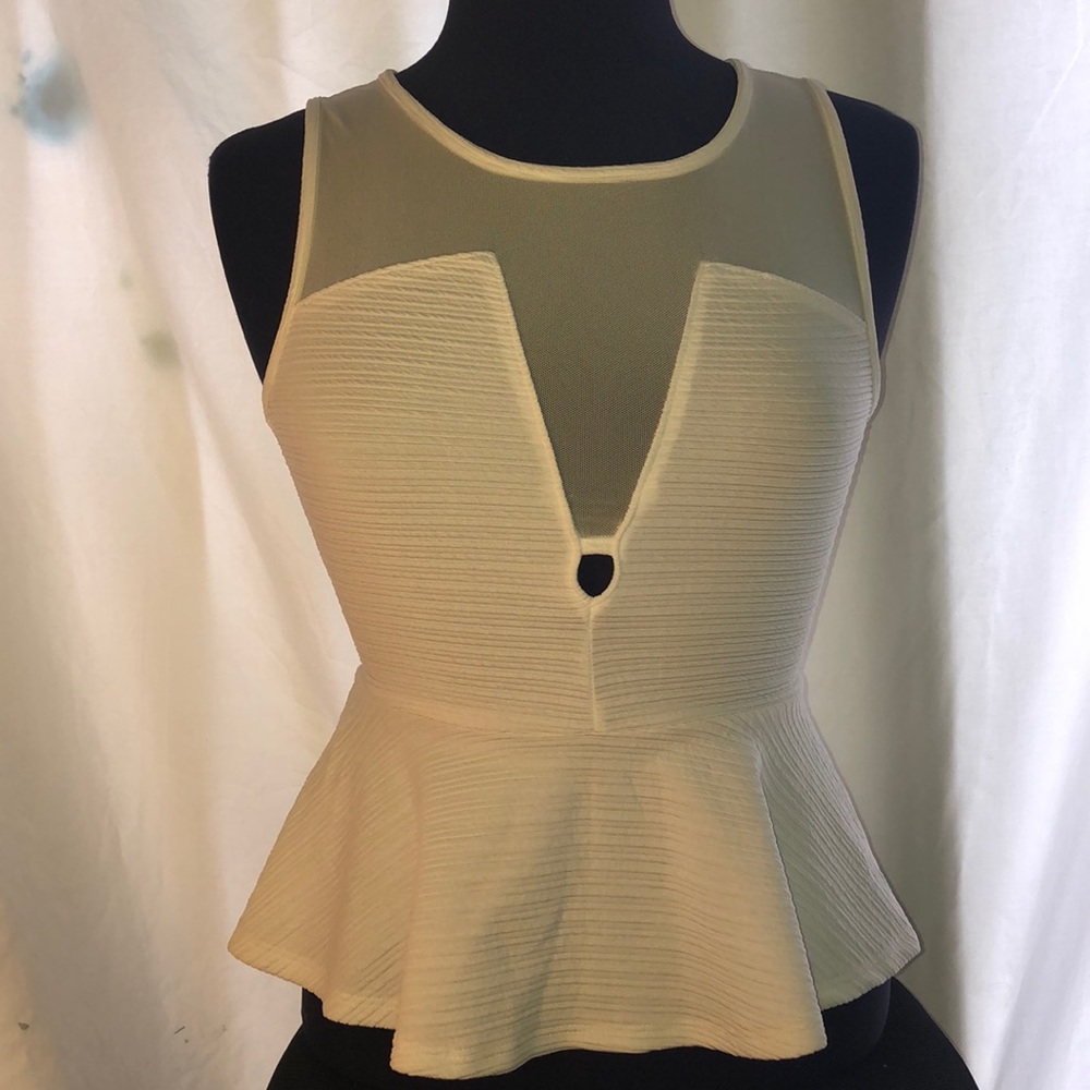 Material Girl white tank top